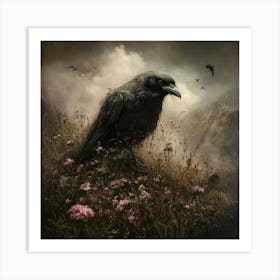 Crow Art Art Print