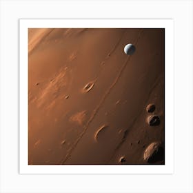 Mars - Mars Stock Videos & Royalty-Free Footage 1 Art Print