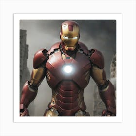 Iron Man Mk 3 Art Print