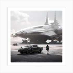 Futuristic Car Art Print