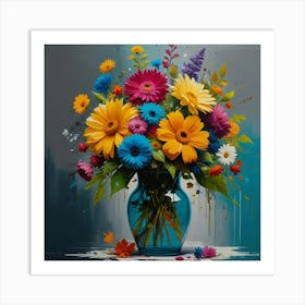 Flowers In A Vase Art Print