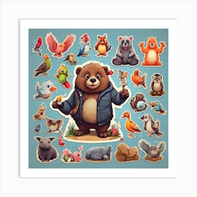 Teddy Bears Art Print