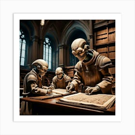 Library Of The Dead Art Print