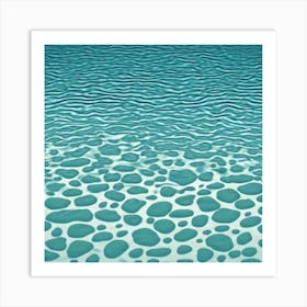 Realistic Water Flat Surface For Background Use (5) Art Print