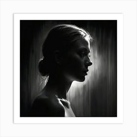 Portrait Of A Woman 4 Art Print