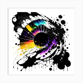 Rainbow Eye 2 Art Print