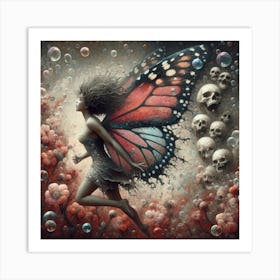 Fluttering Butterflies Art Print