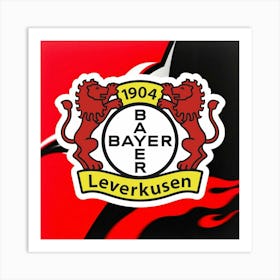 Bayer 04 Leverkusen Logo Wall Art 6 Art Print