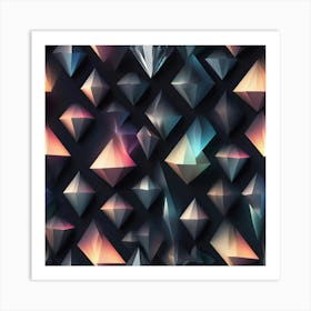 Abstract Geometric Pattern 24 Art Print