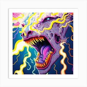 Lightning Bolts Art Print