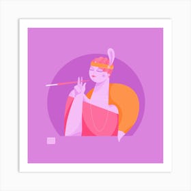 Flapper Art Print