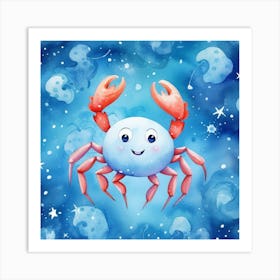 Crab In The Sky Art Print