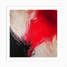 Crimson wall art Art Print