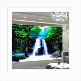 Waterfall 5 Art Print