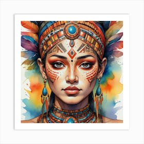 Indian Girl 2 Art Print