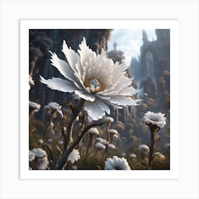 Fantasy Flower Art Print