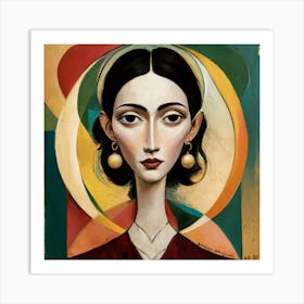 Contemporary Artwork Inspired By Amedeo Modigliani Art Print