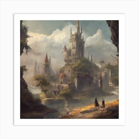 Fantasy Castle 73 Art Print