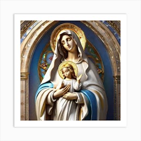 Virgin Mary 6 Art Print