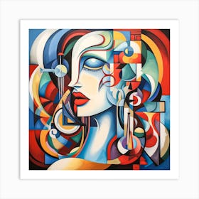 Hearing the music Art Print