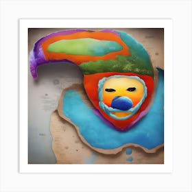 Brenda Bear ai Art Print