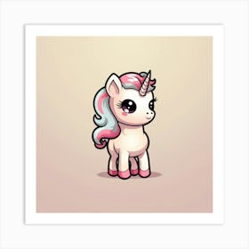 Cute Unicorn 122 Art Print