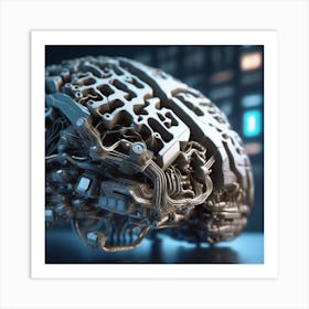 Artificial Brain 71 Art Print