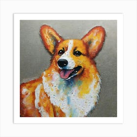 Corgi Art Print