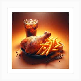 Chicken Food Restaurant15 Art Print