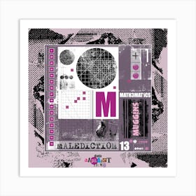 The Dadaist Alphabet: M Art Print