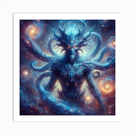 Demon Of The Universe Art Print