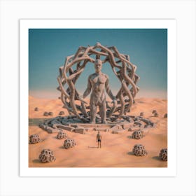 Sand Sculpture 54 Art Print