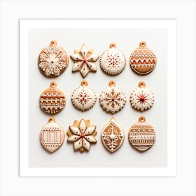 Christmas Cookies 4 Art Print