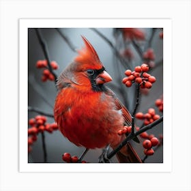 Cardinal 3 Art Print