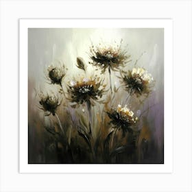 Forest Wild Flowers In The Shade Art Print