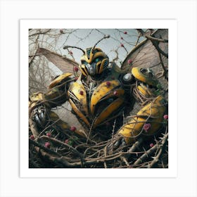 Transformers The Last Bumblebee Art Print