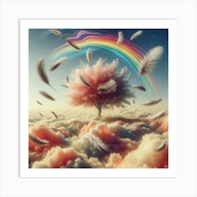 Rainbow Tree 13 Art Print