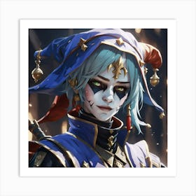 Jester assassin 1 Art Print