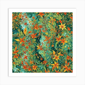 Floral Pattern Art Print