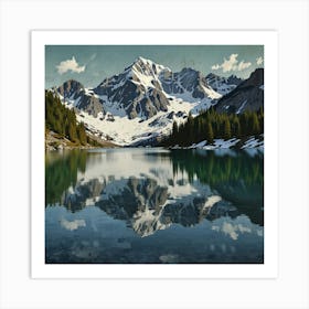 Mountain Lake 2 Art Print