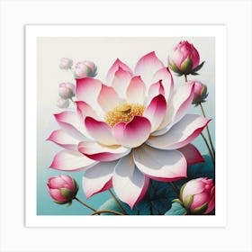 Lotus Flower Art Print