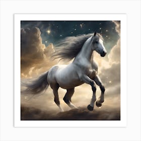 Horse In The Sky Art Print