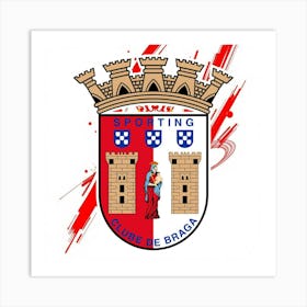 S.C. Braga Logo Wall Art 19 Art Print