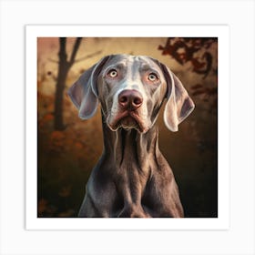 Weimaraner 3 Art Print