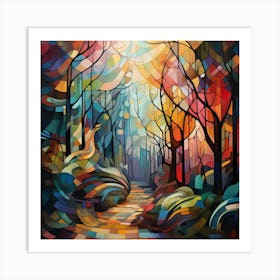 Forest Path 1 Art Print