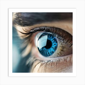 Blue Eye 4 Art Print