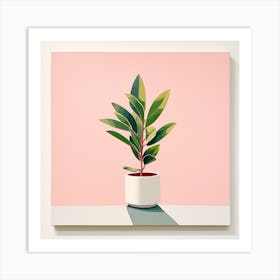 Plant In A Pot Art Print