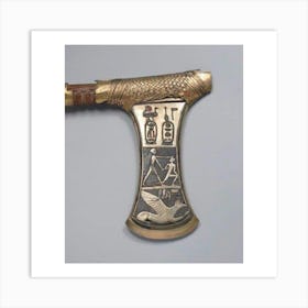 Egyptian Axe Art Print