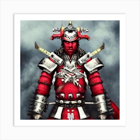 Detailed Samurai 269262739 Art Print