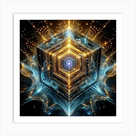 Fractal Cube 1 Art Print